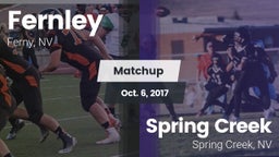 Matchup: Fernley vs. Spring Creek  2017