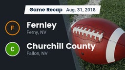 Recap: Fernley  vs. Churchill County  2018