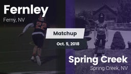 Matchup: Fernley vs. Spring Creek  2018