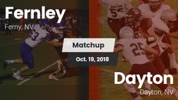 Matchup: Fernley vs. Dayton  2018
