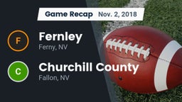 Recap: Fernley  vs. Churchill County  2018