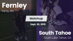 Matchup: Fernley vs. South Tahoe  2019