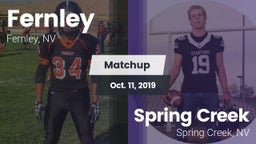 Matchup: Fernley vs. Spring Creek  2019