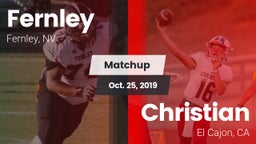 Matchup: Fernley vs. Christian  2019