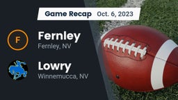 Recap: Fernley  vs. Lowry  2023