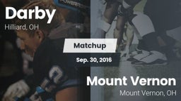 Matchup: Darby vs. Mount Vernon  2016