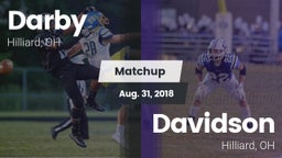 Matchup: Darby vs. Davidson  2018