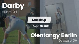 Matchup: Darby vs. Olentangy Berlin  2018