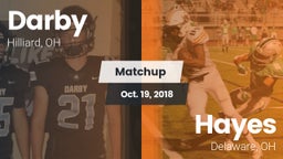 Matchup: Darby vs. Hayes  2018