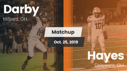 Matchup: Darby vs. Hayes  2019
