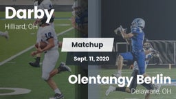 Matchup: Darby vs. Olentangy Berlin  2020