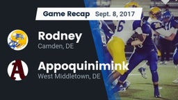 Recap: Rodney  vs. Appoquinimink  2017