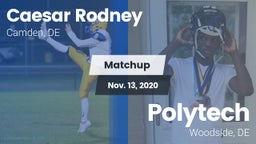 Matchup: Caesar Rodney vs. Polytech  2020