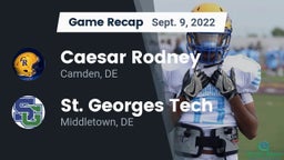 Recap: Caesar Rodney  vs. St. Georges Tech  2022