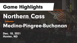 Northern Cass  vs Medina-Pingree-Buchanan  Game Highlights - Dec. 18, 2021