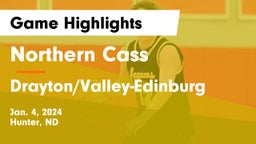 Northern Cass  vs Drayton/Valley-Edinburg  Game Highlights - Jan. 4, 2024