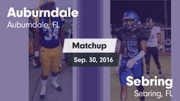 Matchup: Auburndale High vs. Sebring  2016