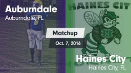 Matchup: Auburndale High vs. Haines City  2016