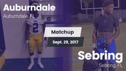 Matchup: Auburndale High vs. Sebring  2017