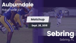 Matchup: Auburndale High vs. Sebring  2018