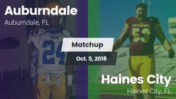 Matchup: Auburndale High vs. Haines City  2018