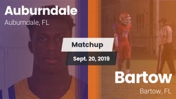 Matchup: Auburndale High vs. Bartow  2019