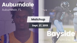 Matchup: Auburndale High vs. Bayside  2019