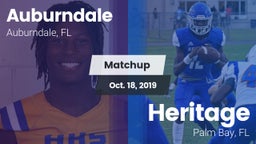 Matchup: Auburndale High vs. Heritage  2019