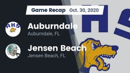 Recap: Auburndale  vs. Jensen Beach  2020
