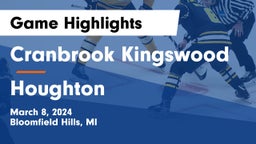 Cranbrook Kingswood  vs Houghton  Game Highlights - March 8, 2024