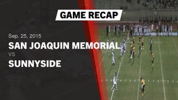 Recap: San Joaquin Memorial  vs. Sunnyside High 2015