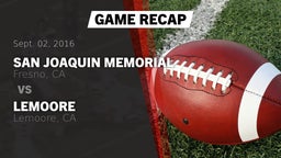 Recap: San Joaquin Memorial  vs. Lemoore  2016