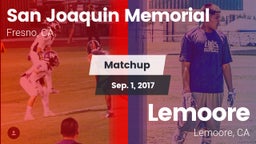 Matchup: San Joaquin Memorial vs. Lemoore 2017
