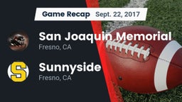 Recap: San Joaquin Memorial  vs. Sunnyside  2017