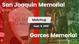 Matchup: San Joaquin Memorial vs. Garces Memorial  2018