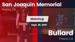 Matchup: San Joaquin Memorial vs. Bullard  2018