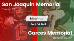 Matchup: San Joaquin Memorial vs. Garces Memorial  2019