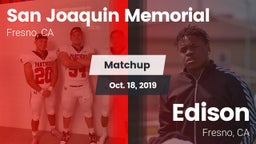 Matchup: San Joaquin Memorial vs. Edison  2019