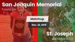 Matchup: San Joaquin Memorial vs. St. Joseph  2019