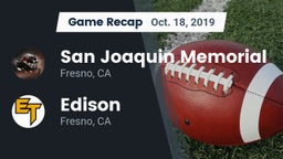 Recap: San Joaquin Memorial  vs. Edison  2019