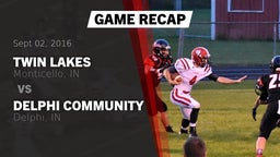 Recap: Twin Lakes  vs. Delphi Community  2016
