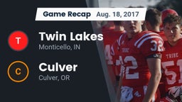 Recap: Twin Lakes  vs. Culver  2017