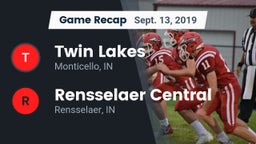 Recap: Twin Lakes  vs. Rensselaer Central  2019
