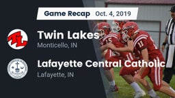 Recap: Twin Lakes  vs. Lafayette Central Catholic  2019