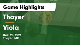 Thayer  vs Viola  Game Highlights - Dec. 28, 2021