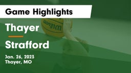 Thayer  vs Strafford  Game Highlights - Jan. 26, 2023