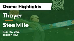Thayer  vs Steelville  Game Highlights - Feb. 28, 2023