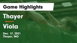 Thayer  vs Viola  Game Highlights - Dec. 17, 2021