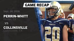 Recap: Perrin-Whitt  vs. Collinsville  2016