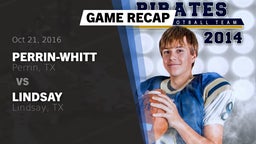 Recap: Perrin-Whitt  vs. Lindsay  2016